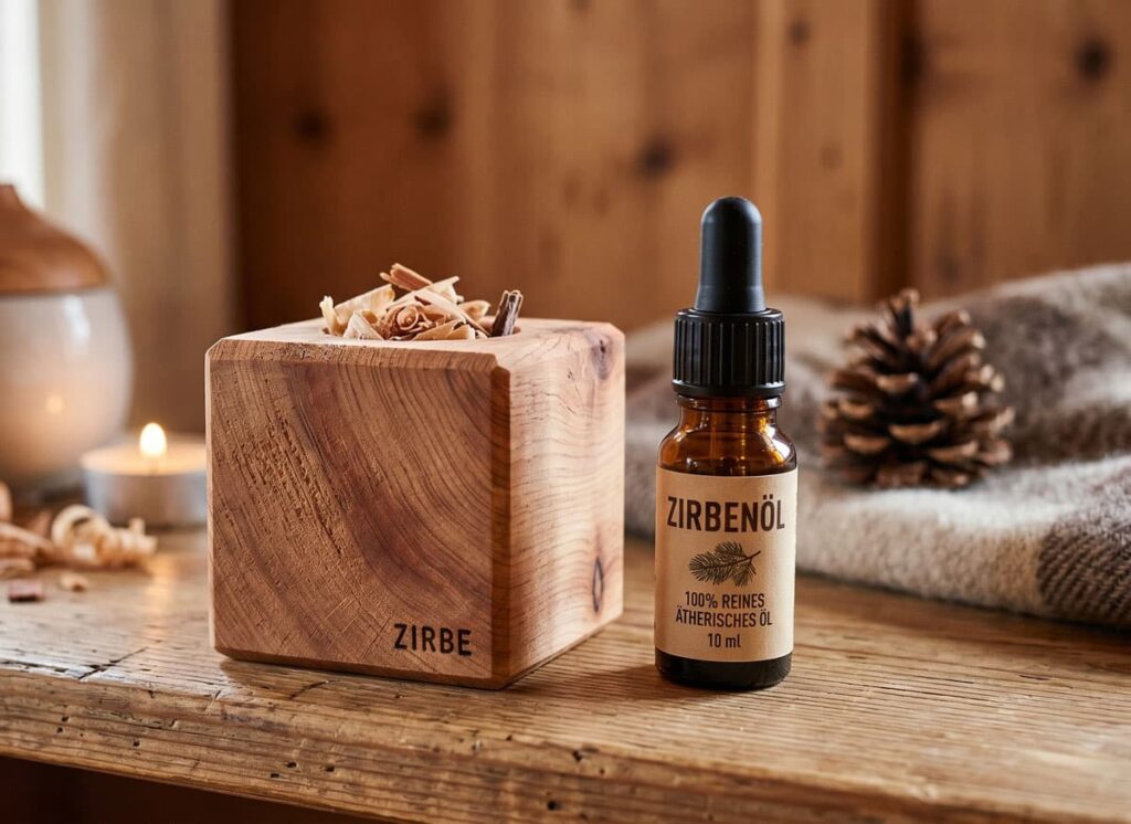 zirbenwürfel + 10 ml zirbenöl